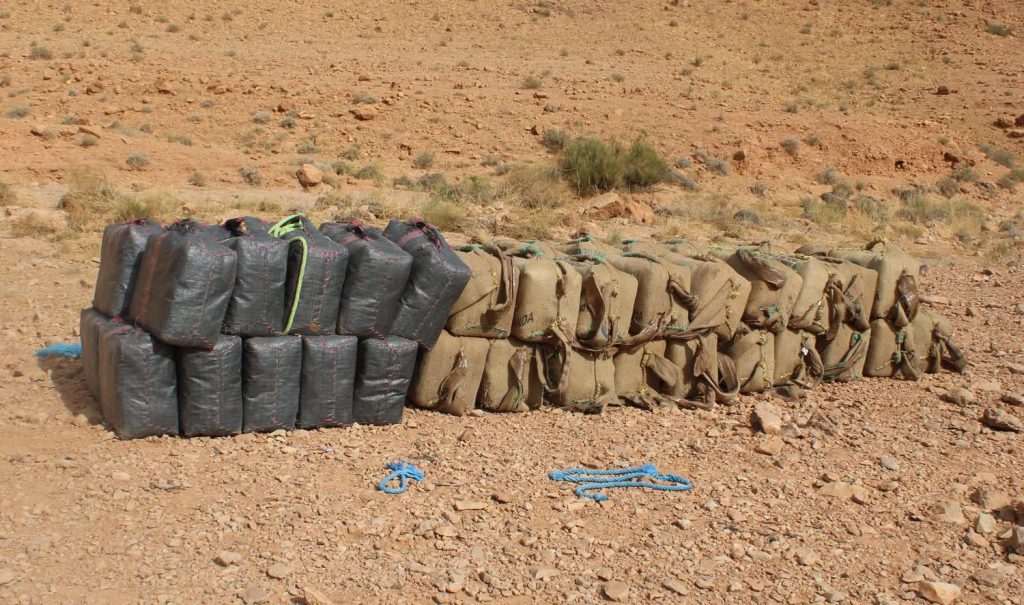 الجيش الجزائري يتصدى لمحاولة إغراق البلاد بأزيد من 16 قنطار كيف قادمة من المغرب!
