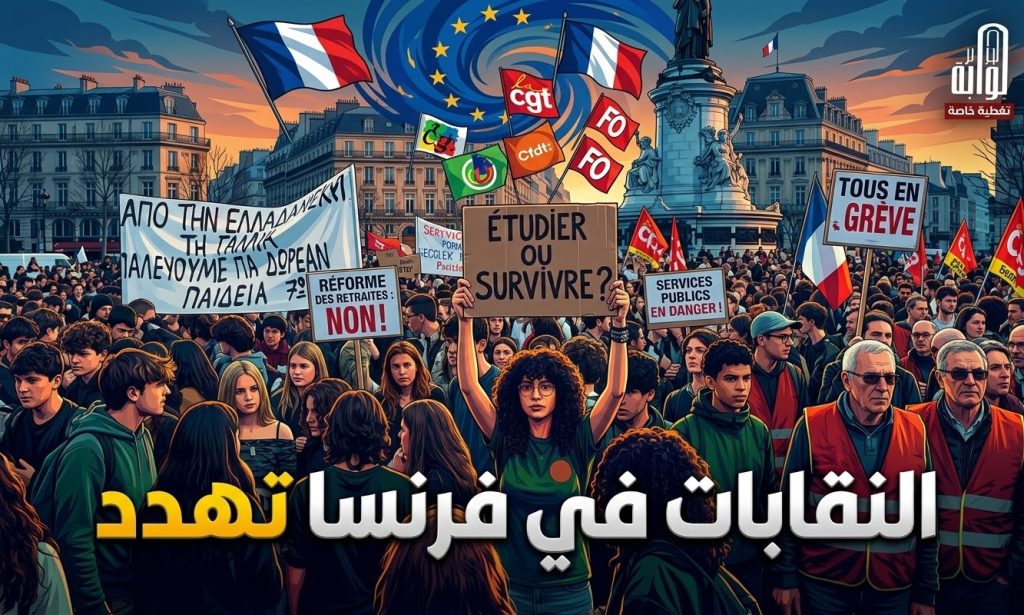 غضب النقابات يحاصر حكومة فرنسا: إضراب عام يوم 5 نوفمبر ومطالب بزيادة الأجور 10%