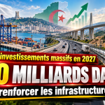 Algérie : 980 milliards de dinars pour moderniser les infrastructures en 2027 !