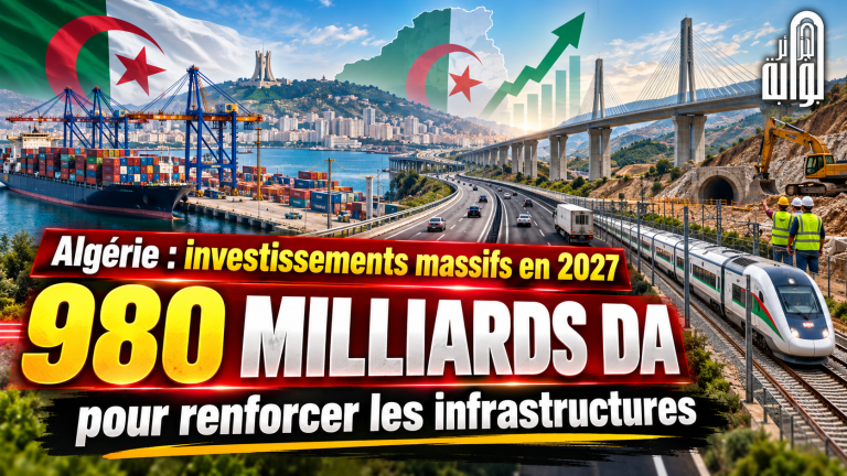 Algérie : 980 milliards de dinars pour moderniser les infrastructures en 2027 !