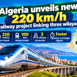 Algeria unveils new 220 km/h railway project linking three wilayas
