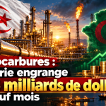 Hydrocarbures : l’Algérie engrange 37,5 milliards de dollars en neuf mois