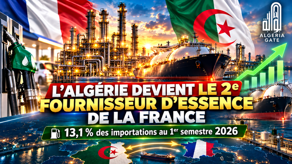 l’Algérie devient le deuxième fournisseur d’essence de la France en 2026