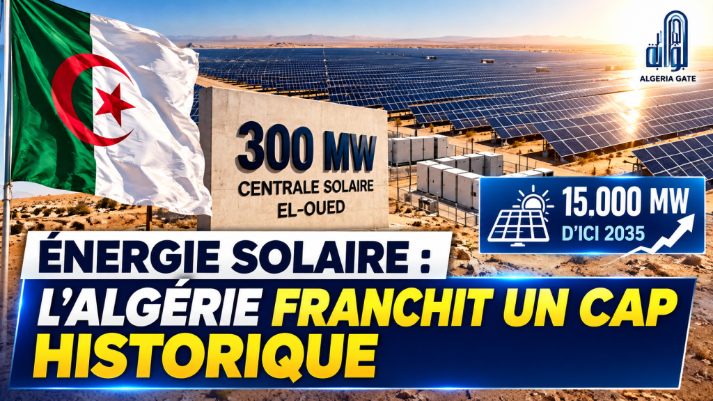 Énergie solaire : l’Algérie franchit un cap historique avec la plus grande centrale du pays