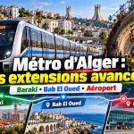 Métro d’Alger : les extensions vers Baraki, Bab El Oued et l’aéroport avancent