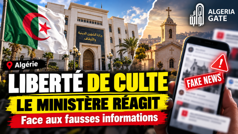 Algérie : le ministère des Affaires religieuses dénonce de fausses informations sur la liberté de culte