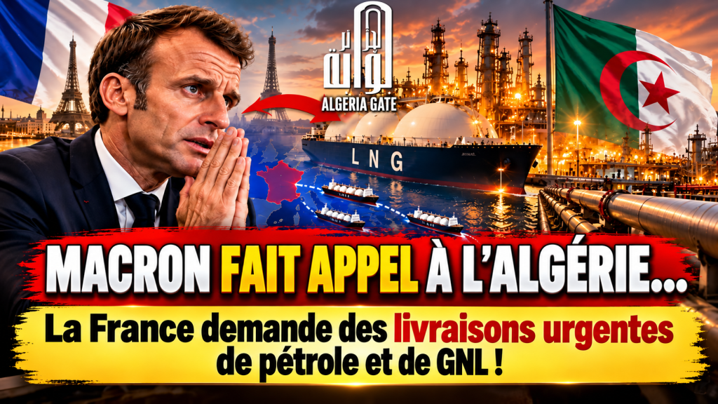 Macron appelle l&rsquo;Algérie à la rescousse… La France demande des approvisionnements énergétiques urgents !