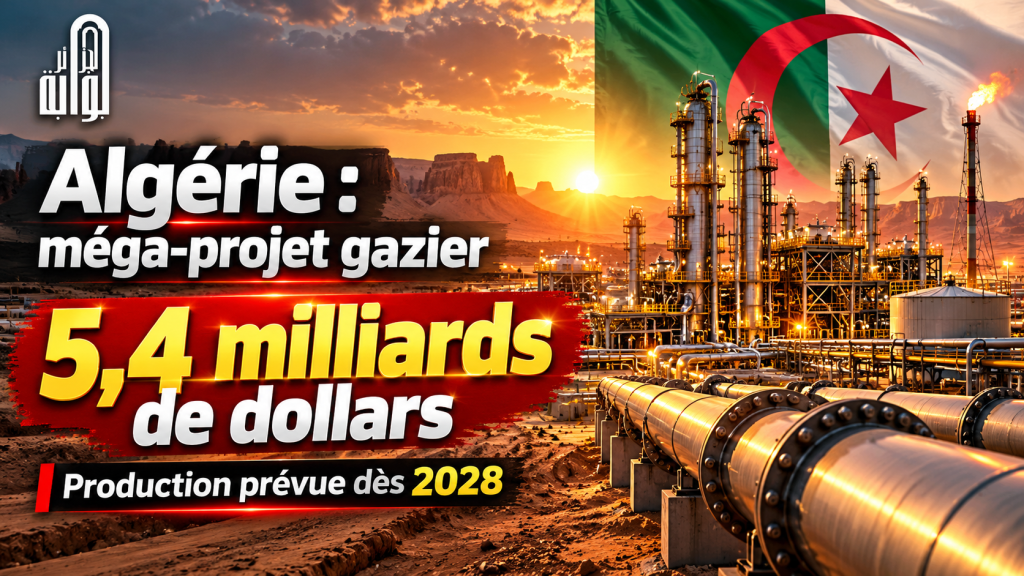 L’Algérie lance un méga-projet gazier de 5,4 milliards de dollars : première production dès 2028 !