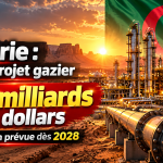 L’Algérie lance un méga-projet gazier de 5,4 milliards de dollars : première production dès 2028 !