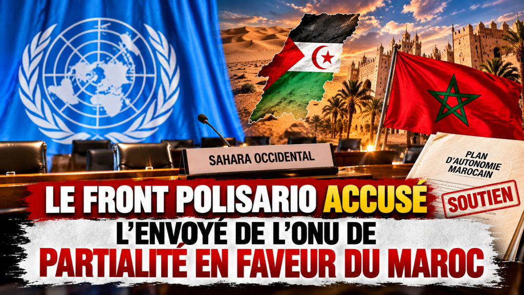 Sahara occidental : le Front Polisario accuse l’envoyé de l’ONU de partialité en faveur du Maroc