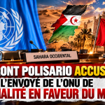 Sahara occidental : le Front Polisario accuse l’envoyé de l’ONU de partialité en faveur du Maroc