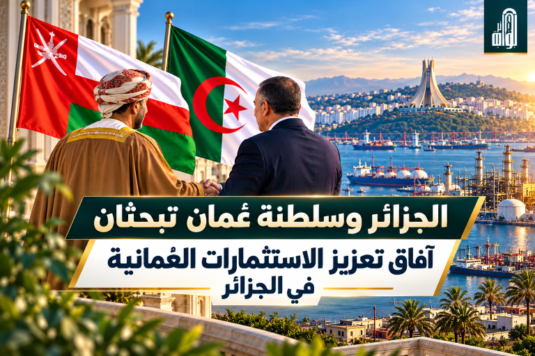 الجزائر وسلطنة عُمان تبحثان توسيع الشراكة الاستثمارية في قطاعات استراتيجية واعدة