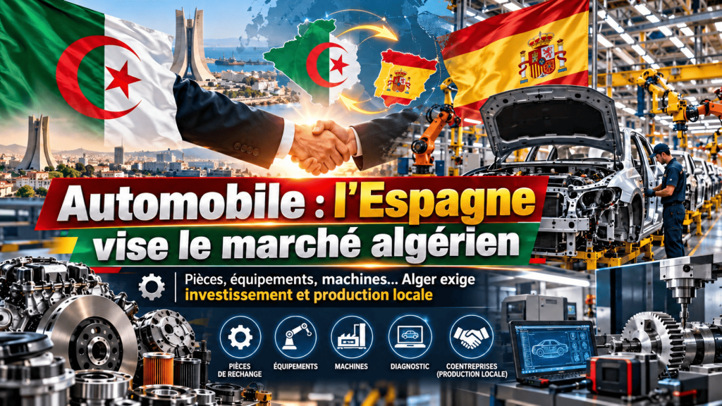 Automobile : l’Espagne veut conquérir le marché algérien !