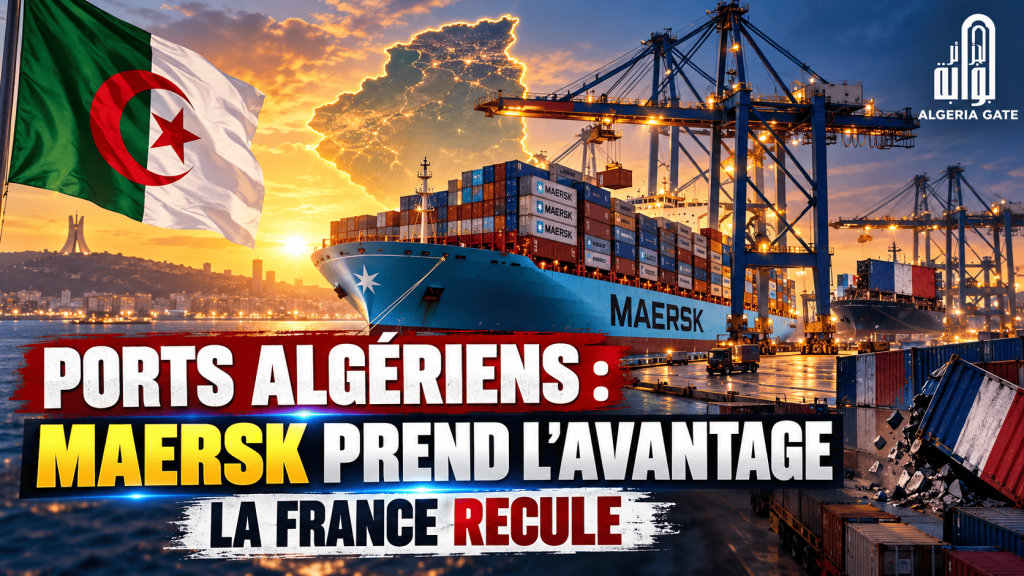 Coup dur pour la France en Algérie : le géant danois Maersk prend de l’avance dans les ports algériens !