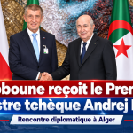Algérie : le président Tebboune reçoit le Premier ministre tchèque Andrej Babiš