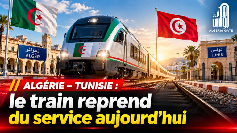 Algérie – Tunisie : le train reprend du service aujourd’hui