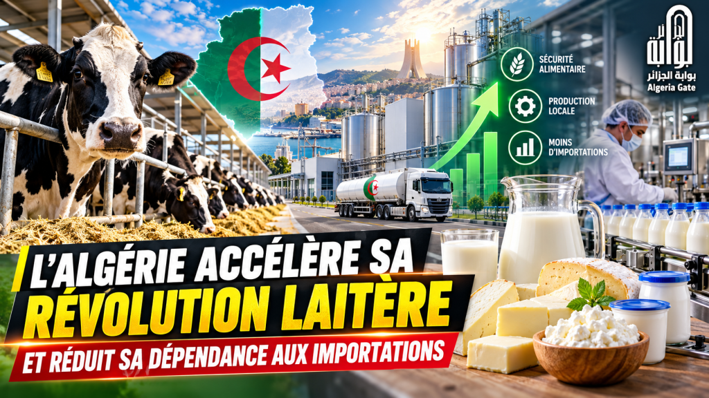 L’Algérie accélère sa révolution laitière et réduit sa dépendance aux importations