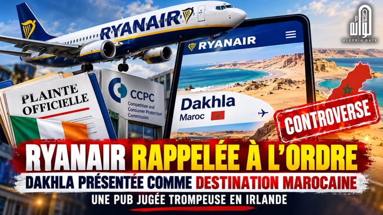 Sahara occidental : Ryanair épinglée en Irlande pour avoir présenté Dakhla comme marocaine !
