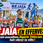 Béjaïa en effervescence : le semi-marathon Algérie Télécom 2026 fait vibrer la ville !