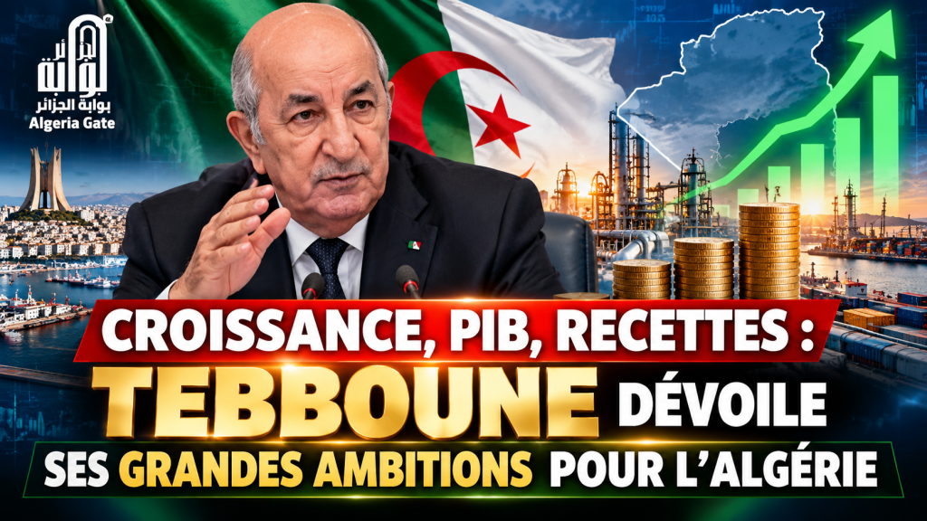 Croissance, PIB, recettes : Tebboune dévoile ses grandes ambitions pour l’Algérie