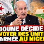 Algérie : le président Tebboune décide d’envoyer des unités de l’armée au Niger