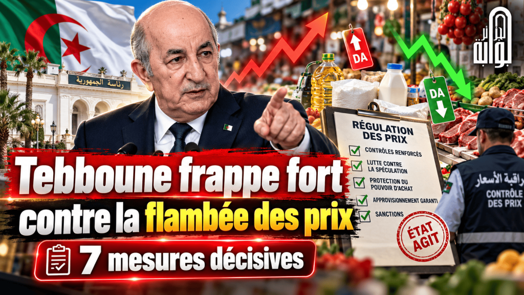 Tebboune passe à l’offensive contre la flambée des prix : 7 mesures fortes pour protéger les Algériens !