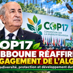 COP17 : Abdelmadjid Tebboune réaffirme l’engagement de l’Algérie pour la protection de la biodiversité