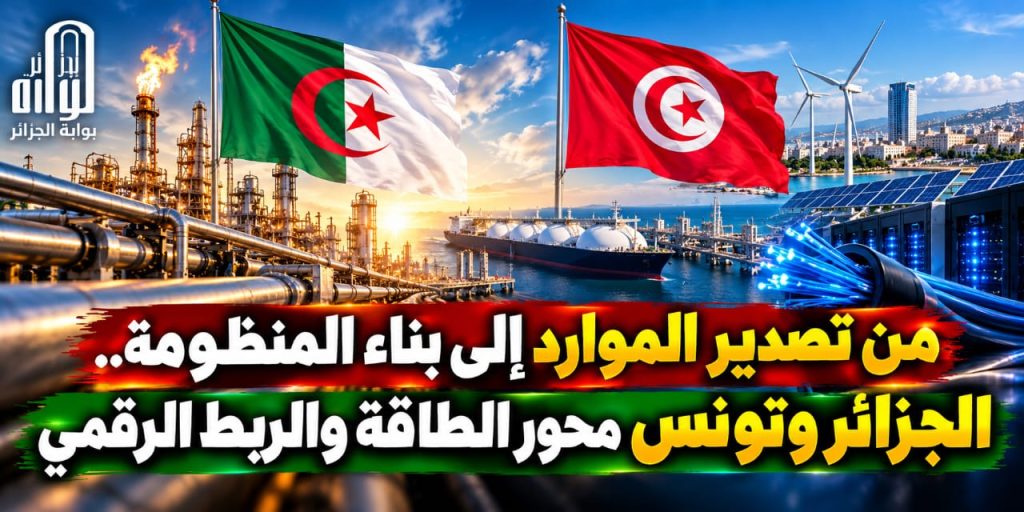 من تصدير الموارد إلى بناء المنظومة.. الجزائر وتونس محور الطاقة والربط الرقمي