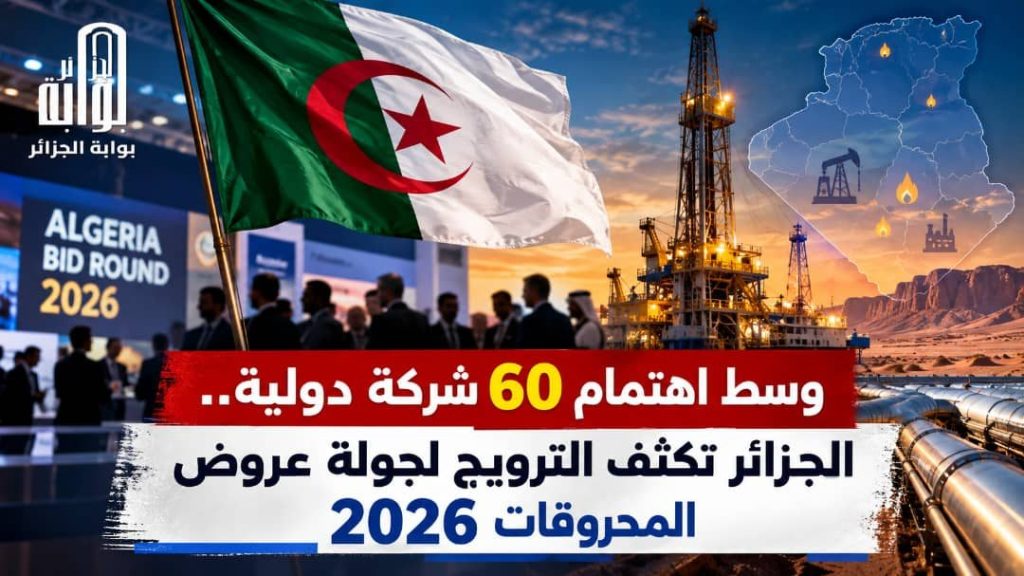 وسط اهتمام 60 شركة دولية.. الجزائر تكثّف الترويج لجولة عروض المحروقات 2026
