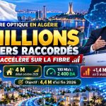 L’Algérie franchit le cap des 4 millions de foyers raccordés à la fibre optique