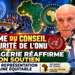 Réforme du Conseil de sécurité de l’ONU : l’Algérie réaffirme son soutien à une représentation africaine équitable