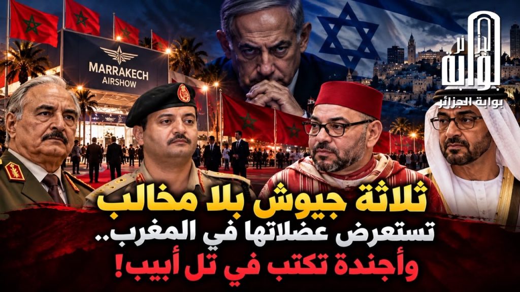 ثلاثة جيوش بلا مخالب تستعرض عضلاتها في المغرب.. وأجندة تكتب في تل أبيب!