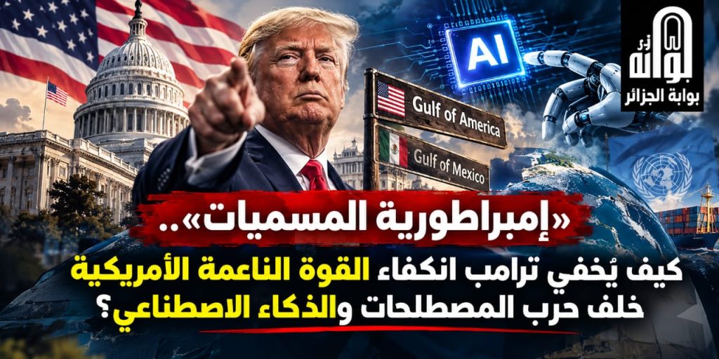 “إمبراطورية المسميات”.. كيف يُخفي ترامب انكفاء القوة الناعمة الأمريكية خلف حرب المصطلحات والذكاء الاصطناعي؟