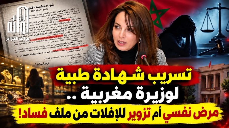 تسريب شهادة طبية لوزيرة مغربية ..مرض نفسي أم تزوير للإفلات من ملف فساد!