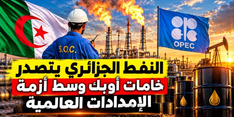 النفط الجزائري يتصدر خامات “أوبك” وسط  أزمة الإمدادات العالمية