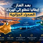 بعد الغاز.. إيطاليا تتحرك لاستيراد الكهرباء الجزائرية عبر المتوسط