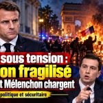 France sous tension : Macron fragilisé, Bardella et Mélenchon dénoncent une crise majeure !