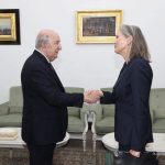 سفيرة مملكة هولندا تؤدي زيارة وداع للرئيس تبون