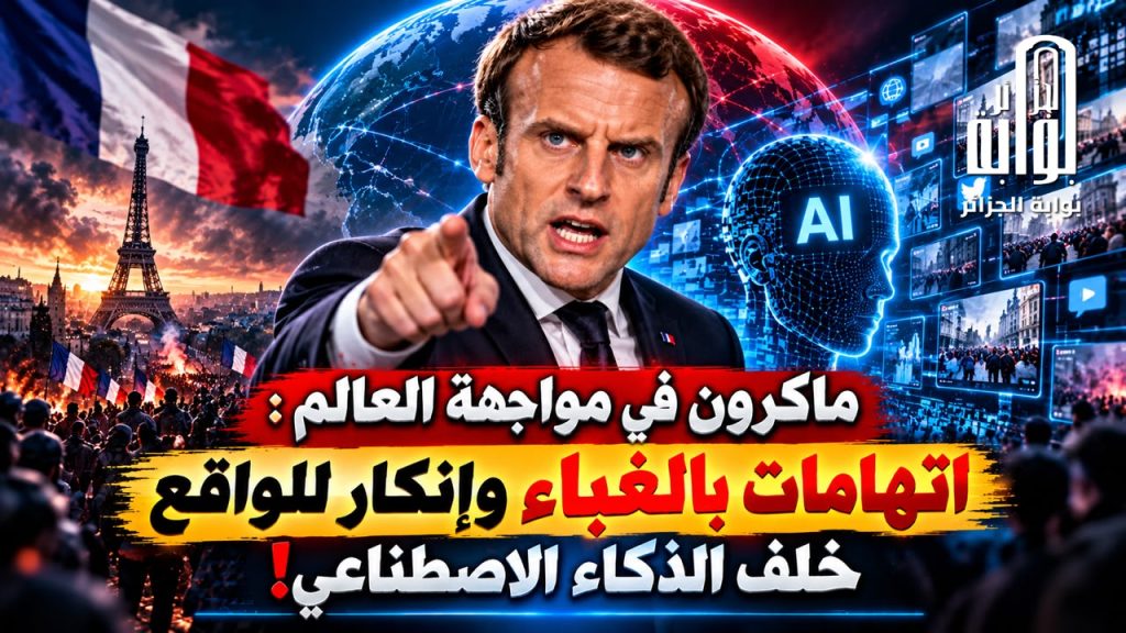 ماكرون في مواجهة العالم : اتهامات بالغباء وإنكار للواقع خلف الذكاء الاصطناعي!