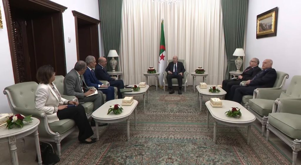Tebboune reçoit le chef de la diplomatie tunisienne, Mohamed Ali Nafti