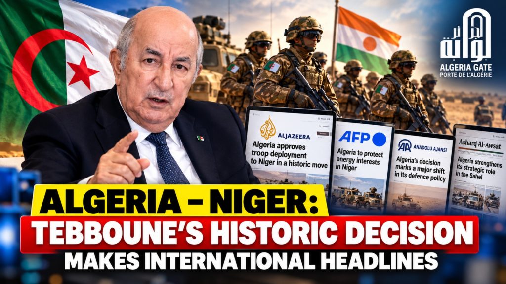 Algeria–Niger: Tebboune’s historic decision makes international headlines