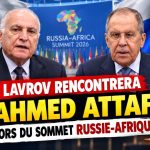 Lavrov rencontrera Ahmed Attaf lors du sommet Russie-Afrique