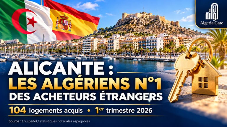 Immobilier en Espagne : les Algériens décrochent la première place à Alicante