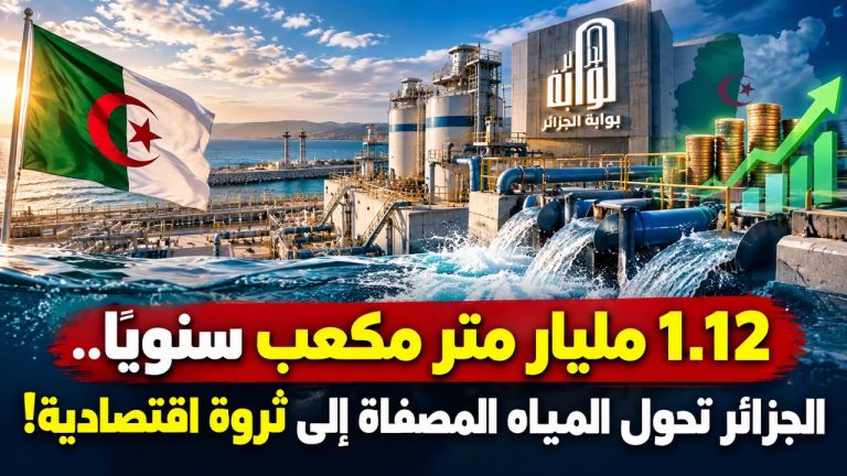1.12 مليار متر مكعب سنوياً.. الجزائر تحول المياه المصفاة إلى ثروة اقتصادية