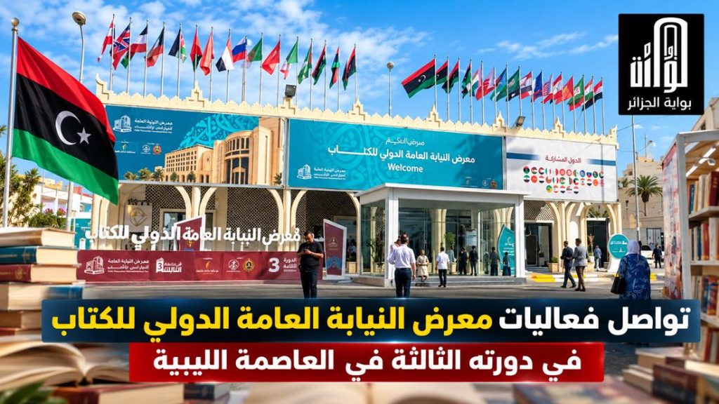 تواصل فعاليات معرض النيابة العامة الدولي للكتاب في دورته الثالثة في العاصمة الليبية
