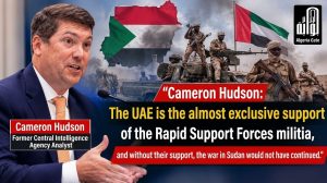 Cameron Hudson: UAE is virtually the sole backer of the RSF..without its support the war in Sudan would not continue