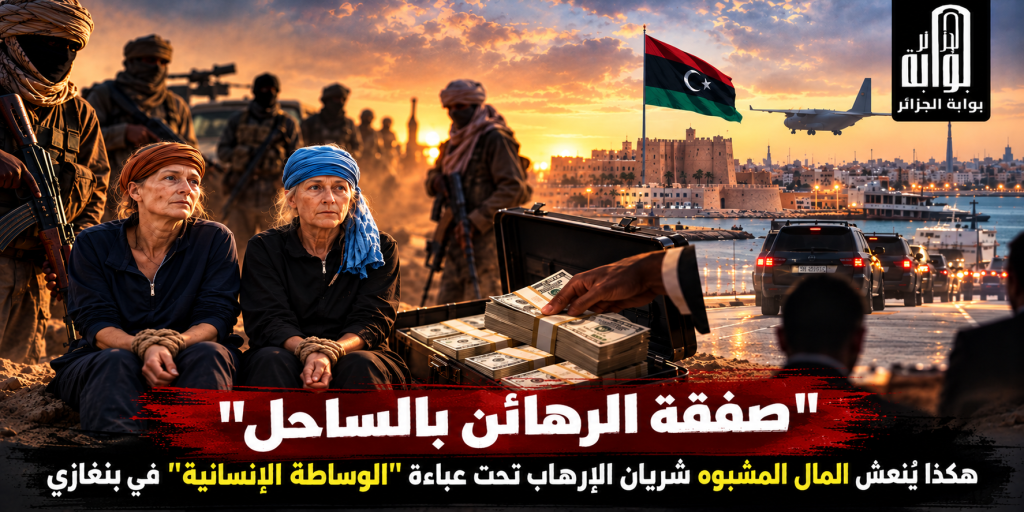 “صفقة الرهائن بالساحل”: هكذا يُنعش المال المشبوه شريان الإرهاب تحت عباءة “الوساطة الإنسانية”في بنغازي