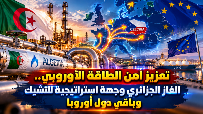 تعزيز أمن الطاقة الأوروبي.. الغاز الجزائري وجهة استراتيجية للتشيك وباقي دول اوروبا