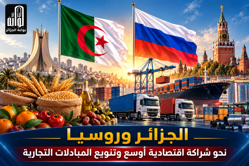 الجزائر وروسيا نحو شراكة اقتصادية أوسع وتنويع المبادلات التجارية