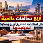أربع تحالفات عالمية تتأهل لمناقصة مشاريع أرزيو وسكيكدة البتروكيماوية
